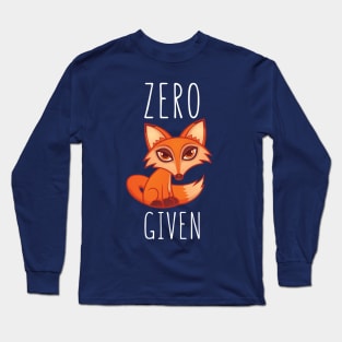 Zero Fox Given Long Sleeve T-Shirt